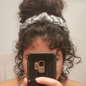 💕💕💕 5 for $20 NWT TORRID Braided Top Knot Thick Headband Silver Metallic